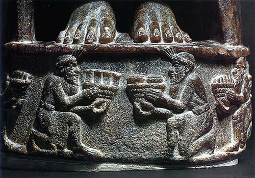 Ur-Ningirsu, hijo de Gudea. Pedestal