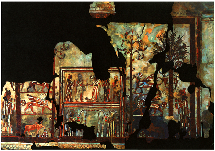 Fresco del Palacio de Mari