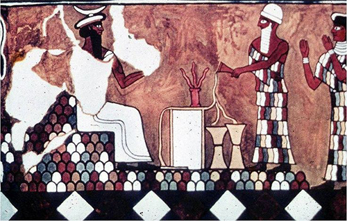 Fresco del Palacio de Mari